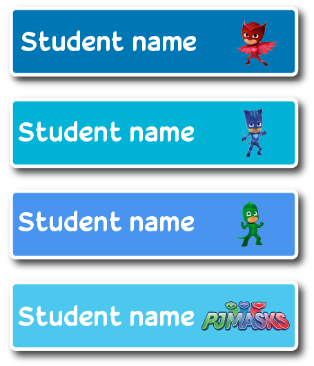 PJ Masks | Large labels | Custom Stickers Made Easy